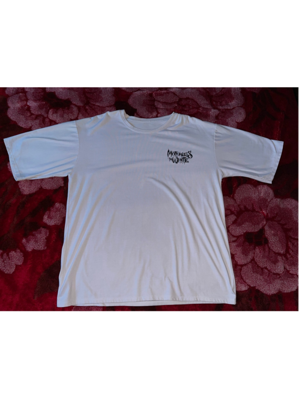 Men's Motionless In White Graphic T-Shirt Size L White Black
